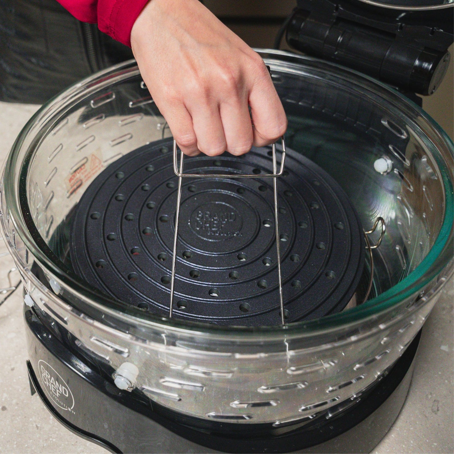 Teglia forata / coperchio double-face Ø 25 cm - Linea Professional