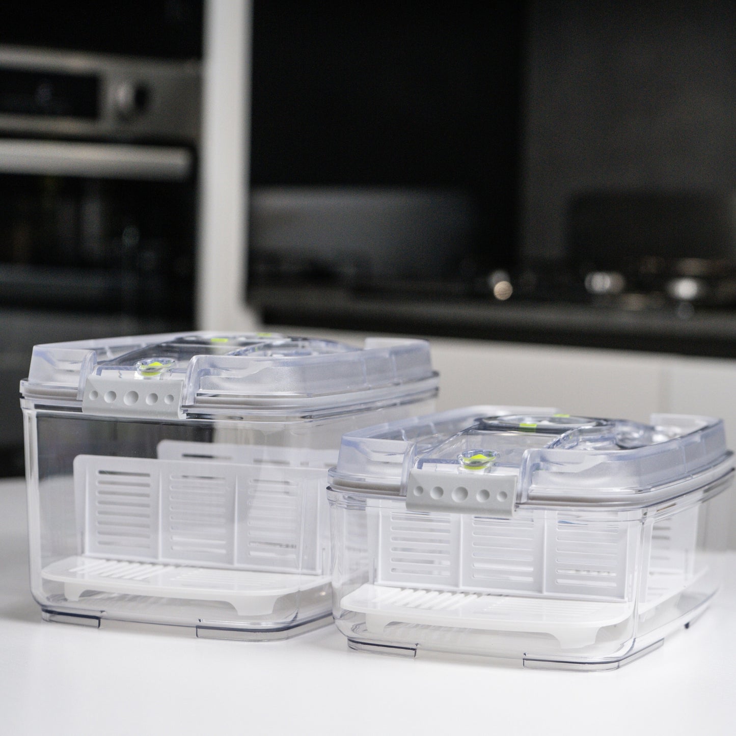 Set contenitori sottovuoto in 100% Tritan trasparente – 5 pezzi (XL)