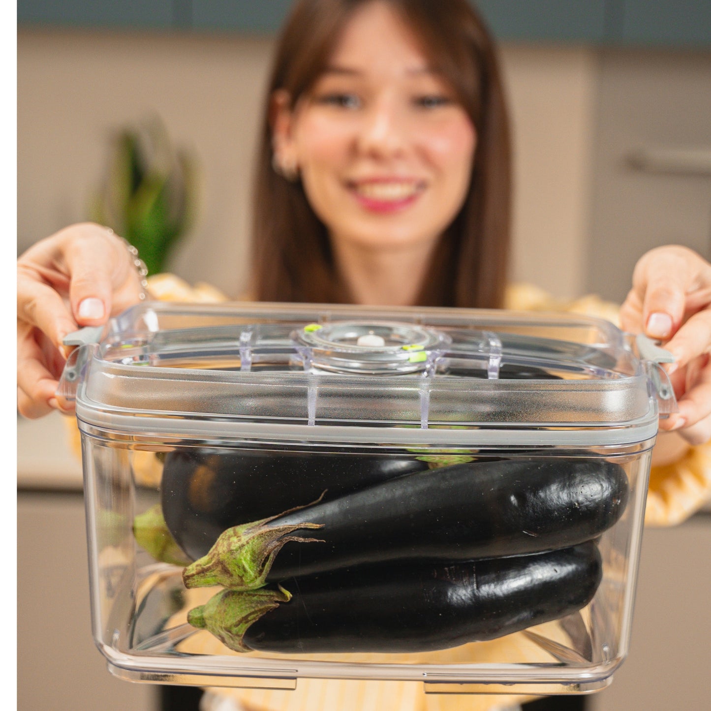 Set contenitori sottovuoto in 100% Tritan trasparente – 5 pezzi (XL)