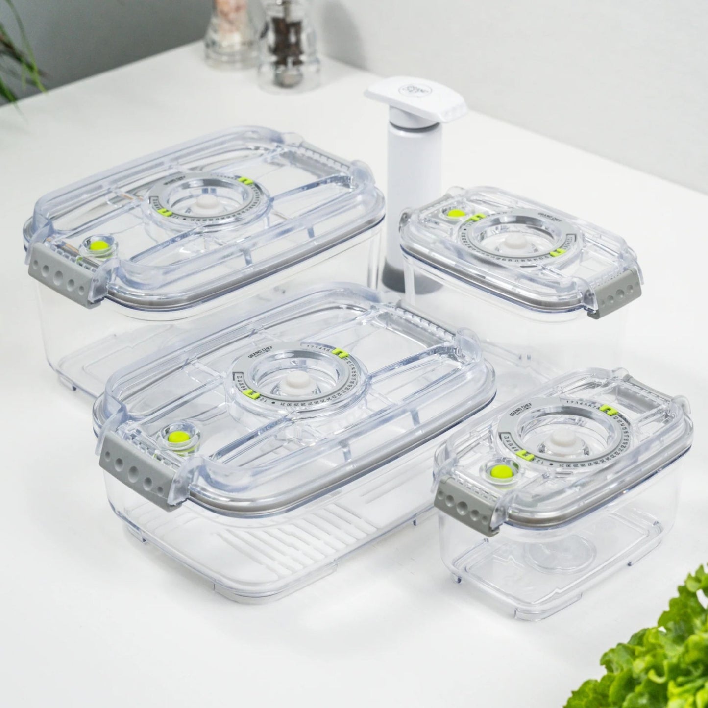 EvoFresh Full – Sistema completo sottovuoto con macchina, contenitori e buste