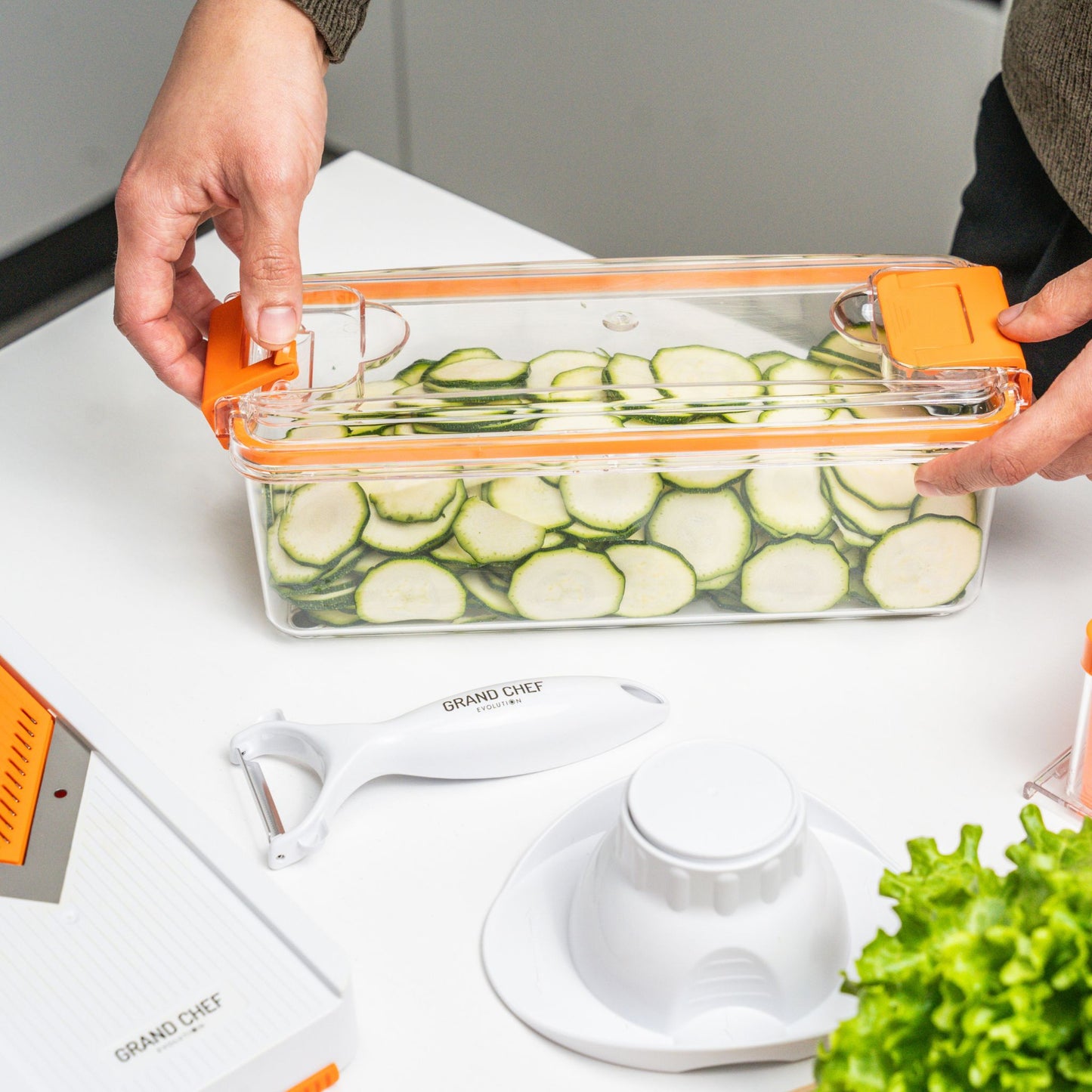 Mandolina Professionale con Funzione Julienne – Set 6 pz