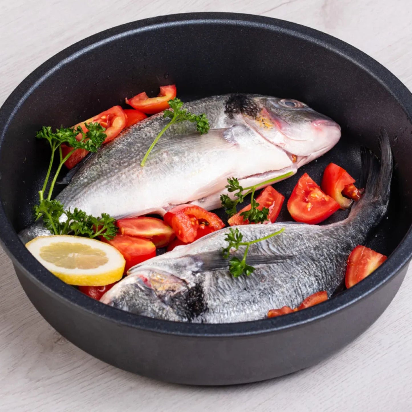 Tegame circolare in lega di alluminio Professionale Ø 26 cm - Linea Professional