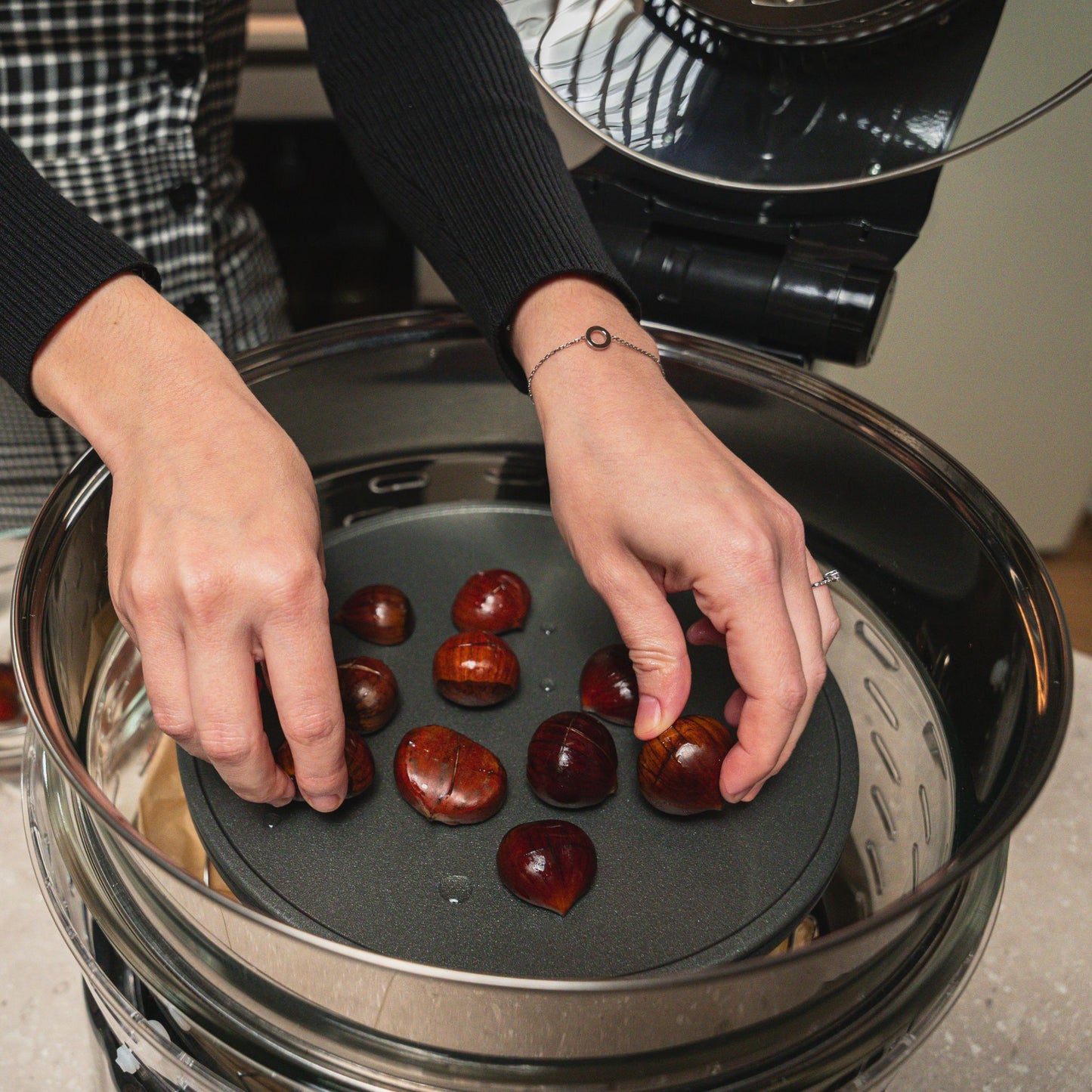 Teglia piena / coperchio double-face Ø 25 cm - Linea Professional